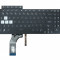 Tastatura Laptop Gaming, Asus, ROG G731, G731G, G731GT, G731GW, G731GT, G731GU, G731GV, 0KNR0-6813US00, iluminata RGB 16 pini, layout US