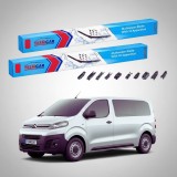 Cumpara ieftin Ștergătoare Citro&euml;n Jumpy III V_ 2016-prezent 2-Doors | Set Față Flat Premium &ndash; TeamCar&reg;