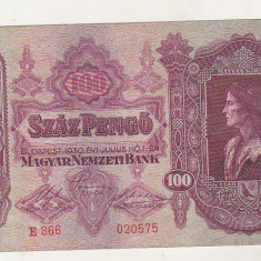 bnk bn Ungaria 100 pengo 1931 circulata