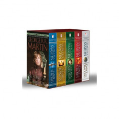 Game of Thrones 5-Copy Boxed Set (George R. R. Martin Song of Ice and Fire Series): A Game of Thrones, a Clash of Kings, a Storm of Swords, a Feast fo