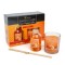 Set lumanare parfumata si odorizant cu bete - dovleac - 120 g + 100 ml Best CarHome