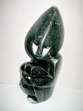 A497-I-Sculptura piatra-Copil-Arta Africa moderna.