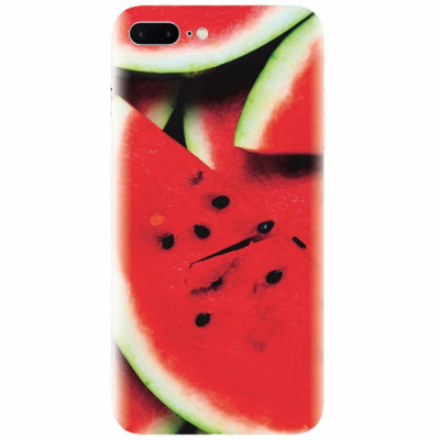 Husa silicon pentru Apple Iphone 8 Plus, S Of Watermelon Slice foto