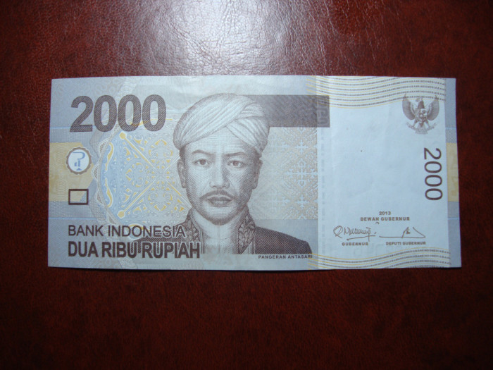 INDONEZIA 2000 RUPII 2013 VF