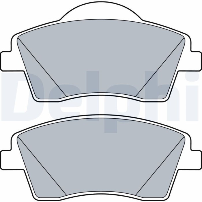 DELPHI LP3528 set placute frana,frana disc
