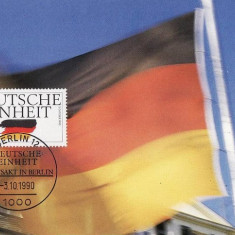 C971 - Germania 1990 - Unirea carte maxima