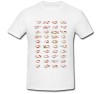 Tricou &quot; Hello Kitty line emoji &quot;