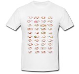 Tricou &quot; Hello Kitty line emoji &quot;