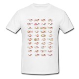 Tricou &quot; Hello Kitty line emoji &quot;