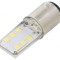 Lampă LED albă 24V BA15D