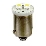 Bec Hyper-Led4 - 2SMD 12V pozitie soclu metal BA9s 2buc - Alb Garage AutoRide