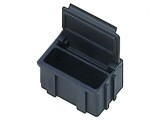 Suport ESD cu clapetă negru 37x12x15mm