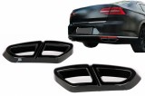 Ornamente tobe sistem de evacuare VW Passat B8 3G (2015-2019) Negru Lucios