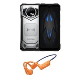 Cumpara ieftin Telefon mobil Doogee S200 VIP, Argintiu, 5G, Dual Display (6.72 +1.32 ) 2.4K, 48GB RAM (12GB+36GB extensibili), 256GB ROM, Android 14, Dimensity 7050,