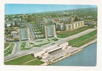 RF3 -Carte Postala- Galati, pe faleza, circulata 1967 foto