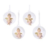 Cumpara ieftin Glob - Angel in Glass - Soft Pink - mai multe modele | Kaemingk