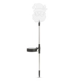 Lampa solara RGB LED Garden of Eden, 200 mAh, 30 cm, pornire automata, model Mos Craciun
