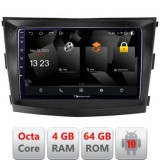 Navigatie SsangYong Tivoli 2015-2019 Android Octa Core 720p 4+64 DSP 360 camera carplay android auto CarStore Technology