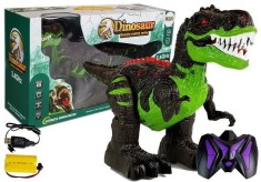 Dinozaur RC interactiv de jucarie, cu telecomanda pentru copii, LeanToys, 7230 foto