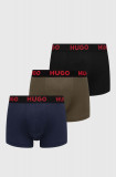 Cumpara ieftin HUGO boxeri 3-pack bărbați, culoarea verde 50496723