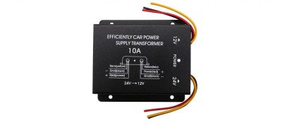 Convertor 24v in 12v 10 Amperi pentru Camioane, Auto, Tir, Utilaje, coborator de tensiune foto