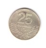 Moneda Costa Rica 25 colones 2007, stare buna, cu pata de culoare, curata, America Centrala si de Sud, Fier