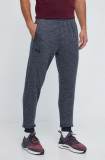 Under Armour pantaloni de trening Armour Fleece barbati, culoarea gri, neted