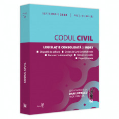 Codul civil. Septembrie 2023 - Ed. ingrijita de: Prof. univ. dr. Dan Lupascu foto