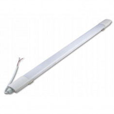 Lampa LED Slim 18W, lumina rece, 1500lm, IP65, carcasa PC, alb