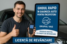 Ghid Rapid Diagnoză Auto VAG &ndash; 100 capitole / 500 pagini + Licență Rev&acirc;nzare
