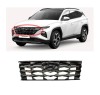 Grila masca fata HYUNDAI TUCSON, 10.2020-, model : BLUE, SE, SEL, fara gaura camera, vopsit; fumuriu negru, crom,