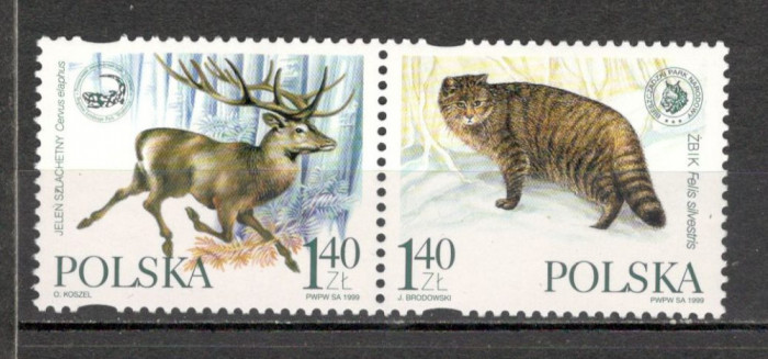 Polonia.1999 Protejarea naturii in Carpatii de Est-Animale MP.349