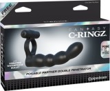 Inel Posable Partner Double Penetrator Black