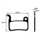Placute frana metalice pentru Shimano, Deore LX BR-M655, LX BR-M756 Cod:AWR0225