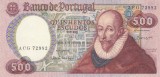 Bancnota Portugalia 500 Escudos 1979 - P177 UNC ( vezi descriere )