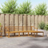 vidaXL Set de canapea 4 pcs natural Lemn Solid de Acacia 3367417