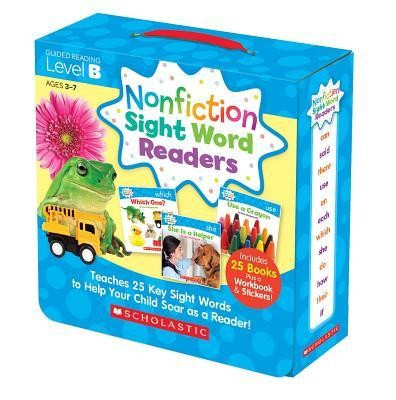 Nonfiction Sight Word Readers Parent Pack Level B: Teaches 25 Key Sight Words to Help Your Child Soar as a Reader! foto