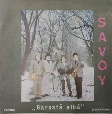 LP: SAVOY - GAROAFA ALBA, ELECTRECORD, ROMANIA 1989, VG++/EX foto