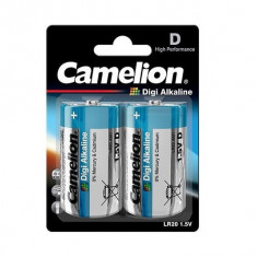 Baterie Camelion Digi Alkaline D R20 1,5V alcalina set 2 buc.