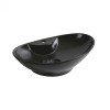 Lavoar ceramic KR-139, 58x38.5x17cm, negru mat