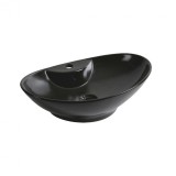 Cumpara ieftin Lavoar ceramic KR-139, 58x38.5x17cm, negru mat