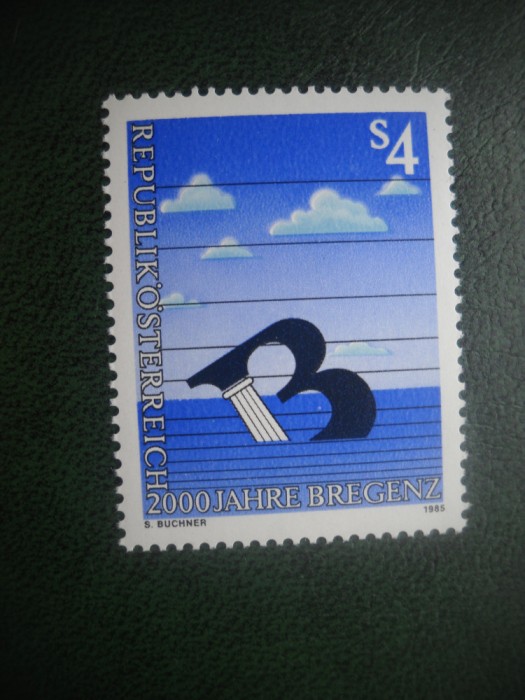 HOPCT TIMBRE MNH 724 BREGENZ 2000 ANI 1985 -1 VAL AUSTRIA