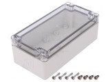 Carcasă universală gri 80x160x55mm IK08