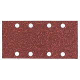 Bosch 2609256A86 - Foaie abraziva dreptunghi 185x93 mm 8 gauri granulatie mixta 10 buc