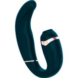 ADRIEN LASTIC - MY&middot;G CLITORIS SUCKER AND G-SPOT STIMULATOR DARK GREEN