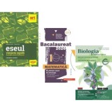 Pachet Bacalaureat 2026. Eseul. Varianta rapida de pregatire, i Matematica M-stiintele-naturii si M-tehnologic si Biologia pe intelesul tuturor Clasel