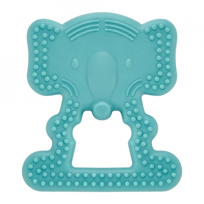 Jucarie dentitie BabyJem Elefant (Culoare: Gri)