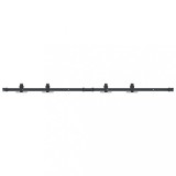 Cumpara ieftin Set usi glisante pentru dulap 152 cm otel carbon