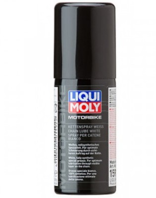 Spray alb pentru lubrifiere lant motociclete LIQUI MOLY Motorbike 1592, 50 ml foto