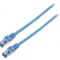 Patch cord S/FTP 6a CCA LSZH albastru 3m 26AWG